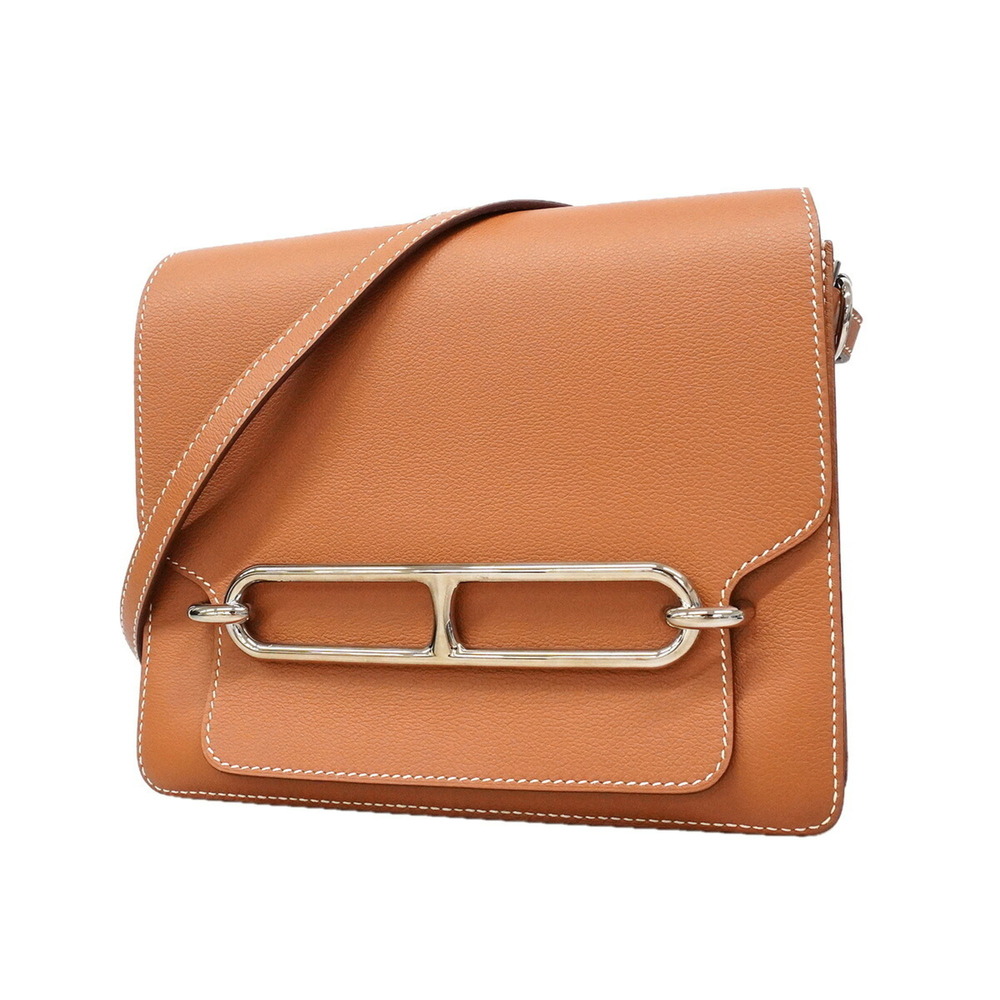 Hermes shoulder bag, Lauris Evercolor, gold, Y stamp, women's, OP021961
